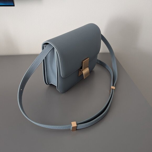 Blue Leather Bag - Picture 2 of 4